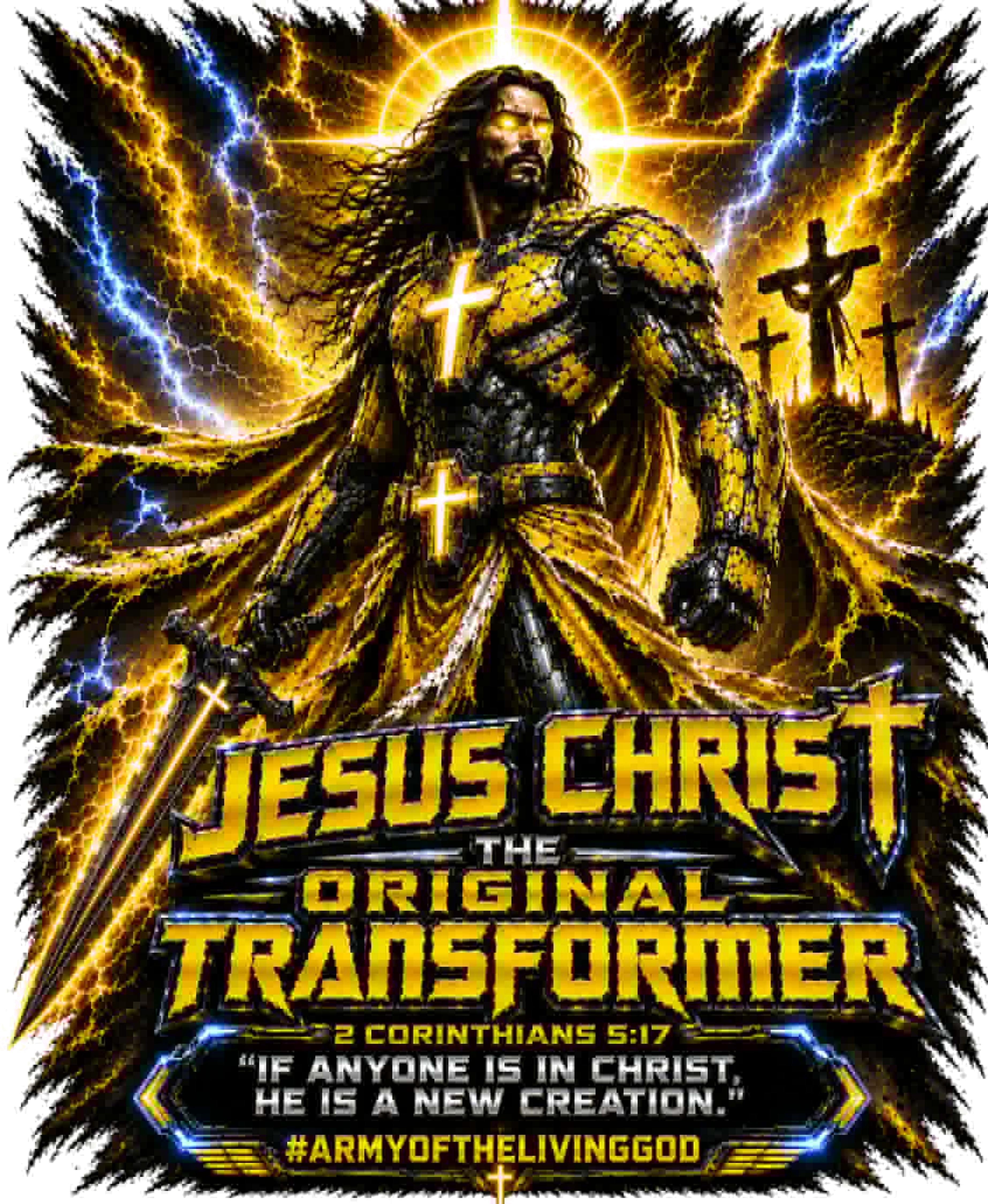 Jesus Christ: The Original Transformer (Yellow)