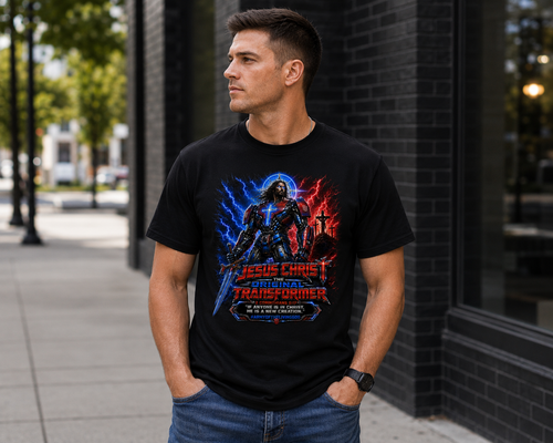 Jesus Christ: The Original Transformer (Blue/Red)
