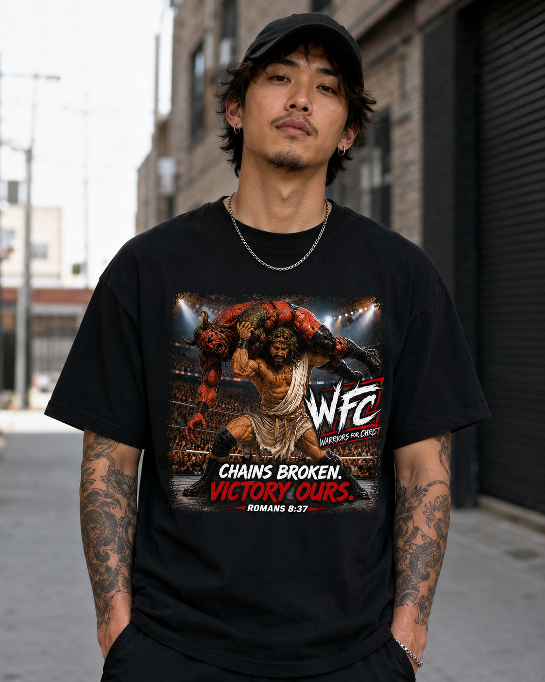 Chains Broken. Victory Ours. — WFC Warriors for Christ Tee