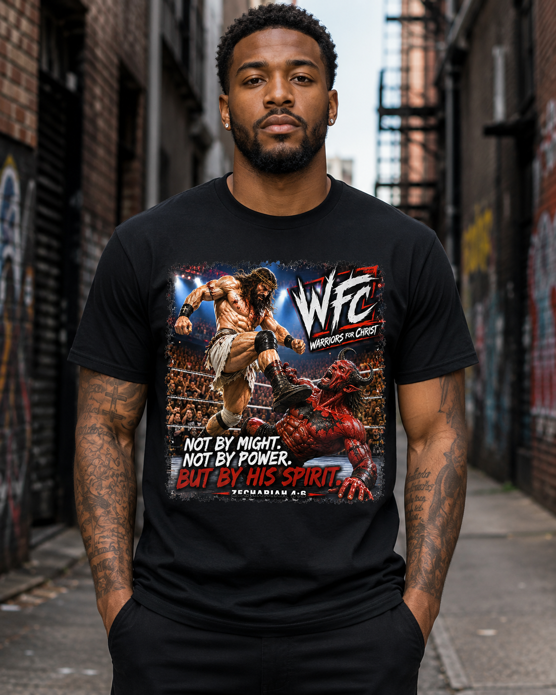 Not by Might. Not by Power. But by His Spirit. — WFC Tee