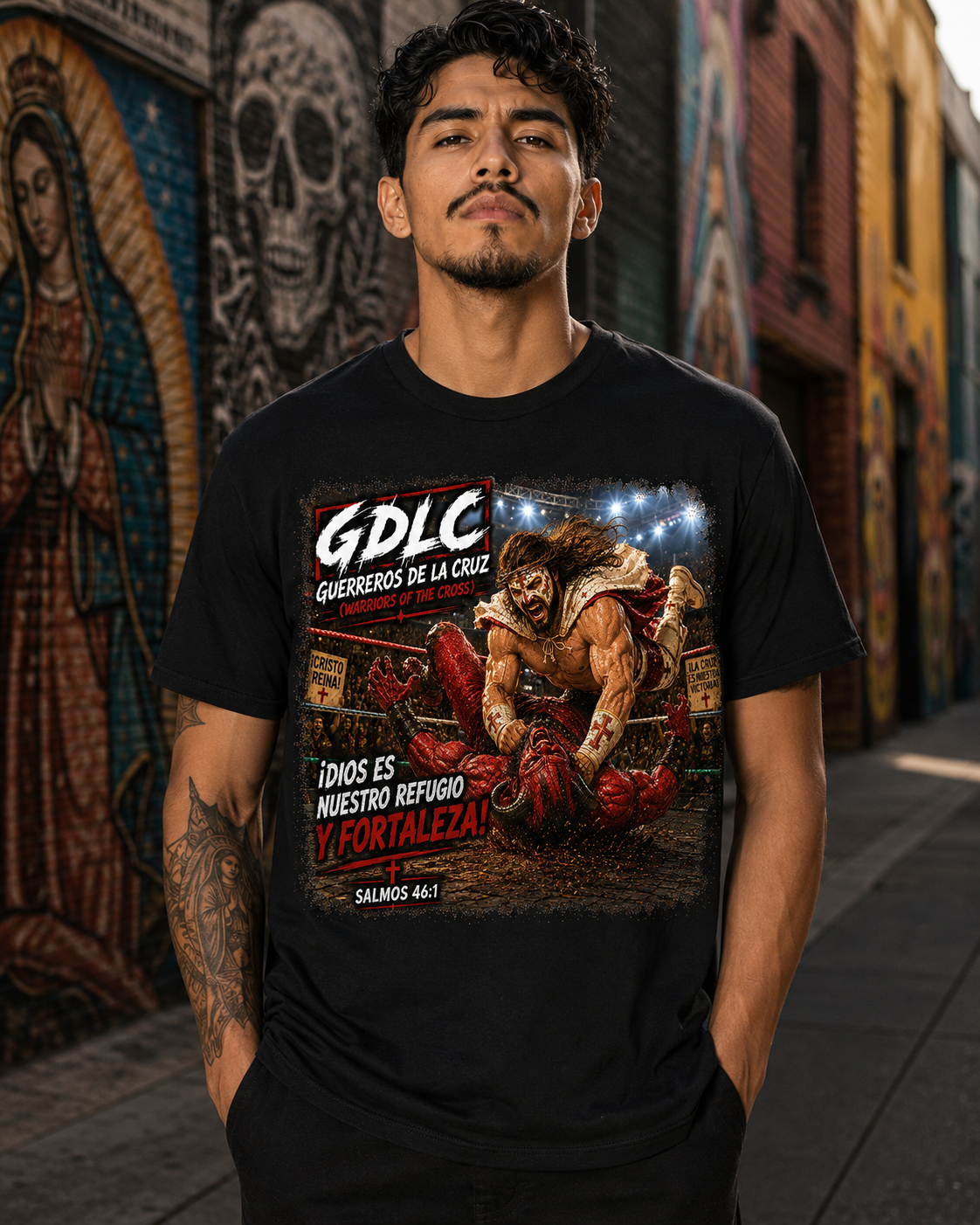 ¡Dios Es Nuestro Refugio y Fortaleza! — GDLC Tee
