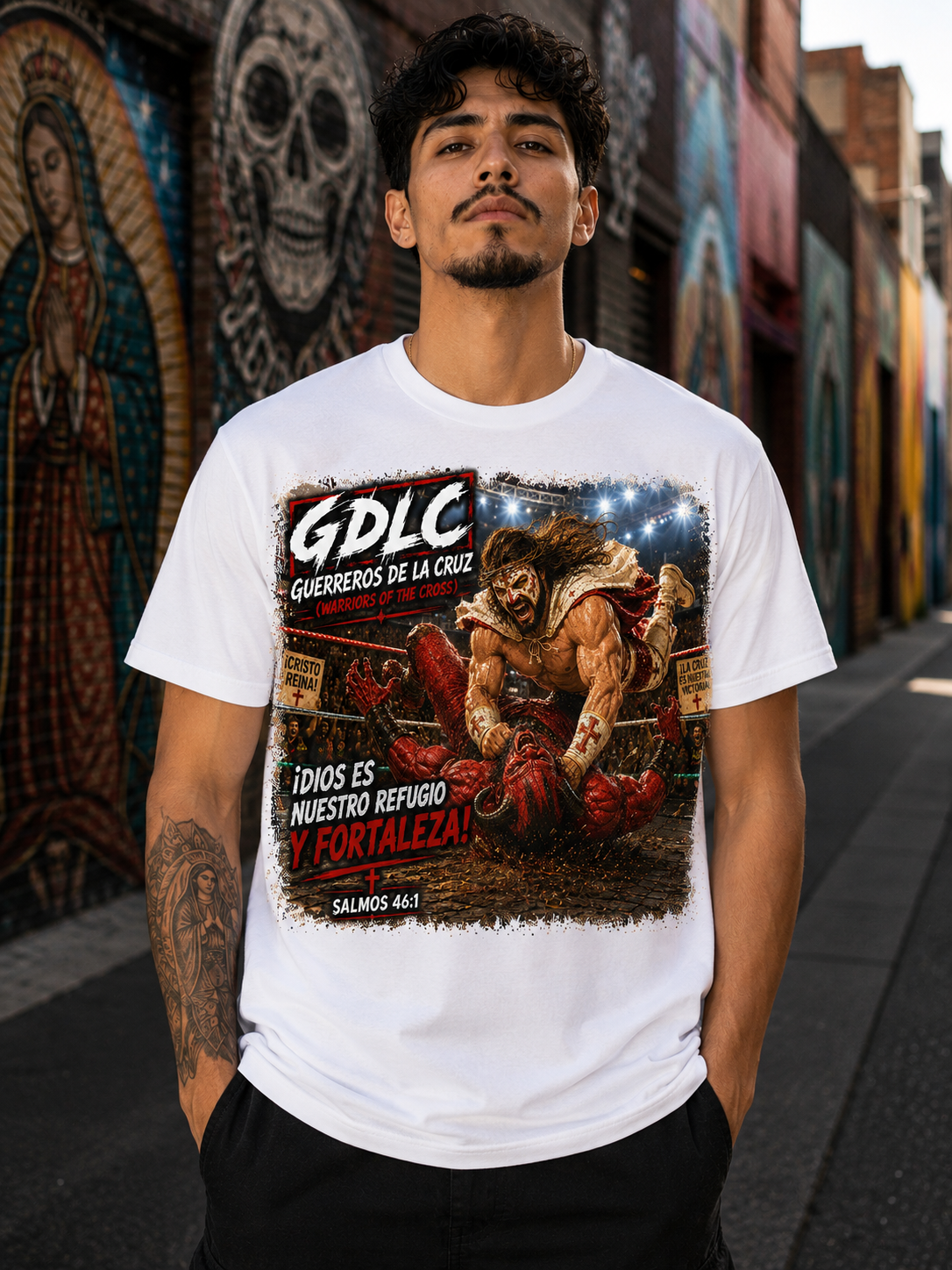 ¡Dios Es Nuestro Refugio y Fortaleza! — GDLC Tee