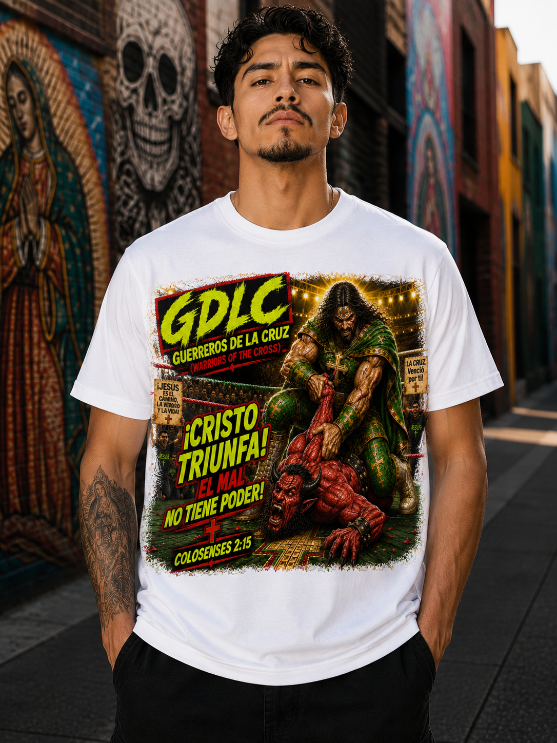 ¡Cristo Triunfa! El Mal No Tiene Poder — GDLC Tee