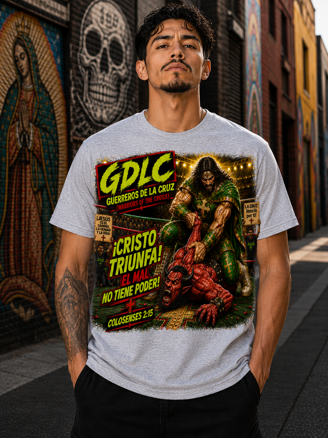 ¡Cristo Triunfa! El Mal No Tiene Poder — GDLC Tee