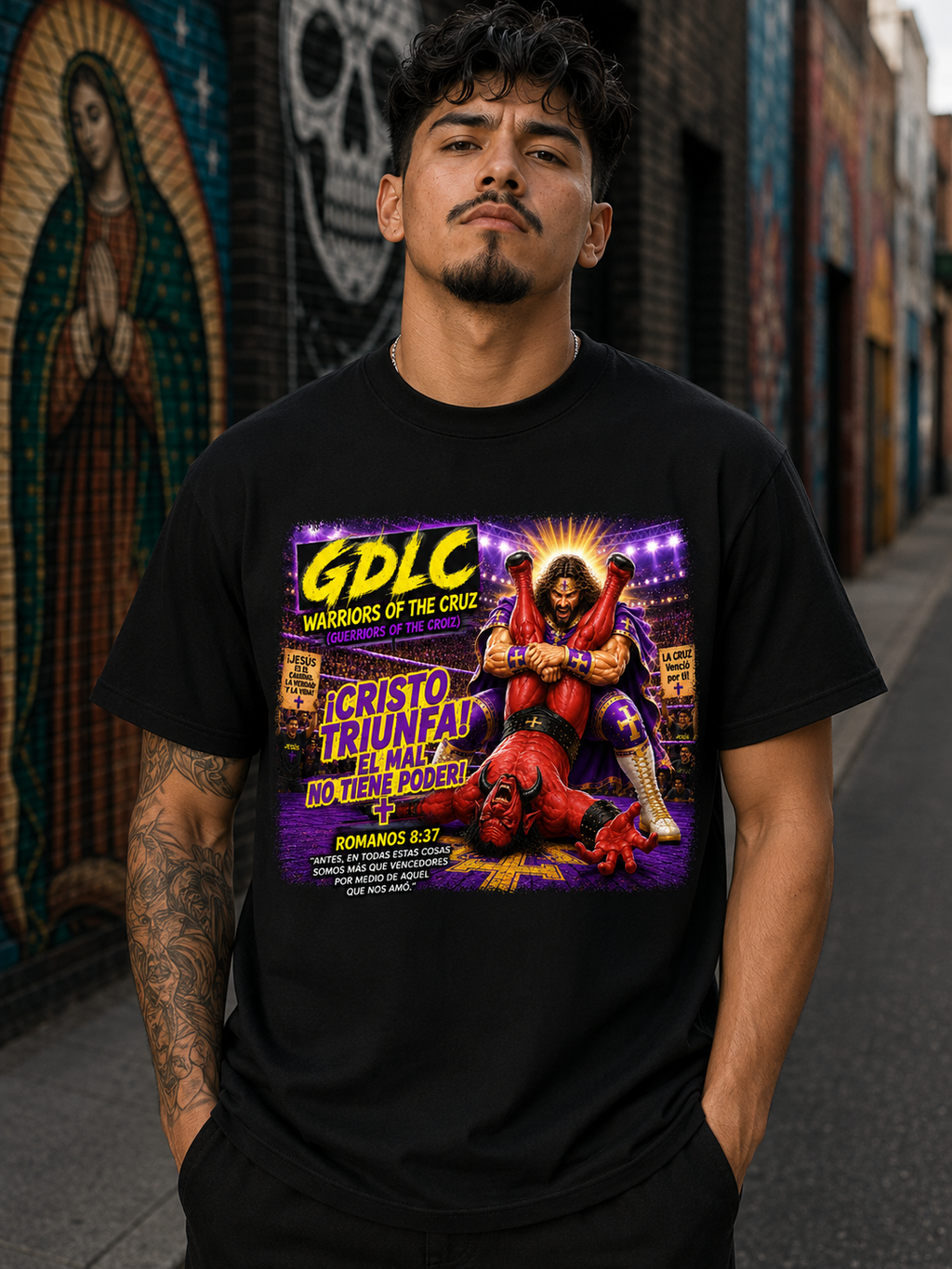 Más Que Vencedores — GDLC Tee (Romanos 8:37)