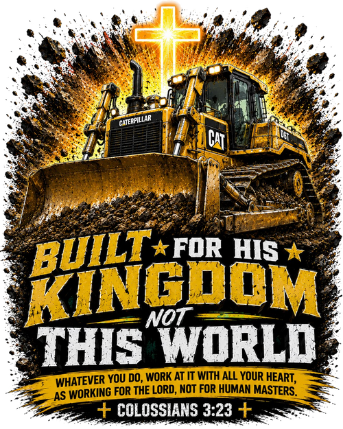 Built for His Kingdom Boys Tee Colossians 3:23 Army of the Living God