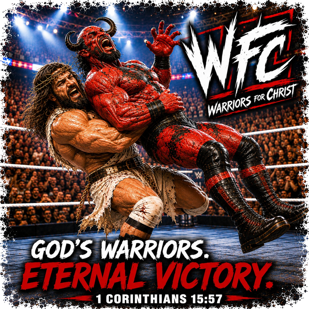 God's Warriors Eternal Victory WFC Warriors for Christ Tee - 1 Corinthians 15:57