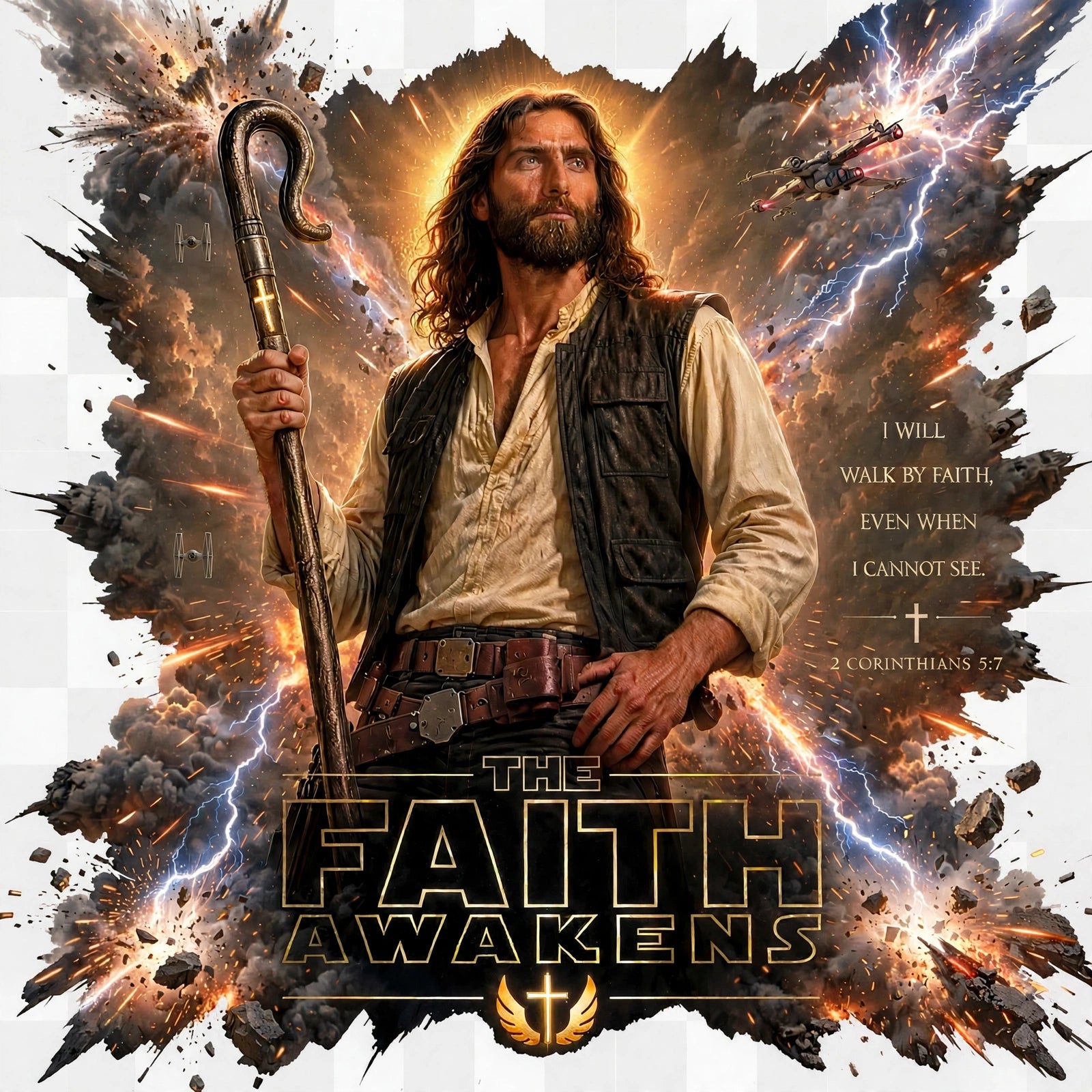 The Faith Awakens Tee (2 Corinthians 5:7)